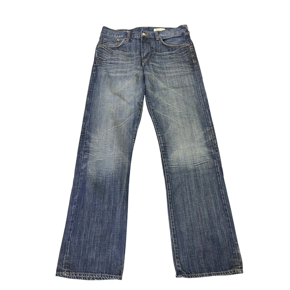 H&M &Denim Original Straight Leg Jeans Mens 34x34 Vintage Look Regular Waist